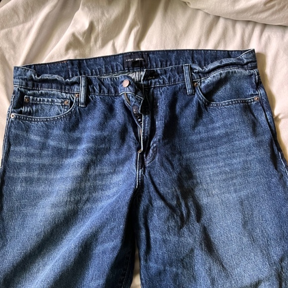 Lucky Brand Baggy Straight Blue Jeans - Picture 2 of 3